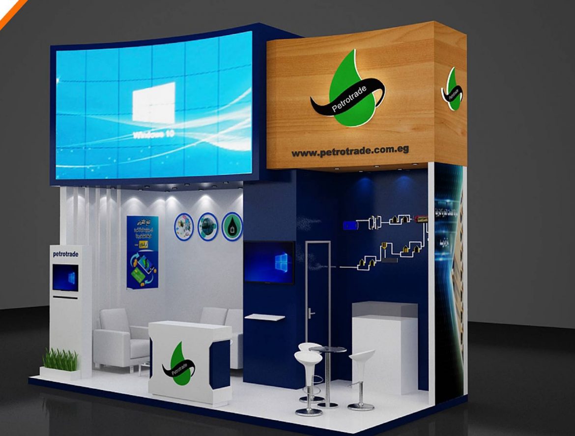 Booth designed for Petrotrade