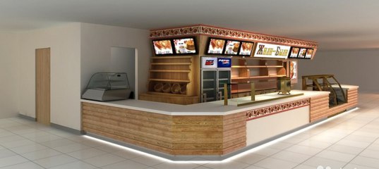 Food kiosk design concept